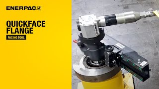 Flange Facing Tool  FF120 QuickFace  Enerpac [upl. by Anelahs]