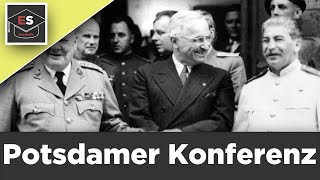 Die Potsdamer Konferenz 1945  Potsdamer Abkommen  Bedeutung Potsdamer Konferenz  einfach erklärt [upl. by Elocim]