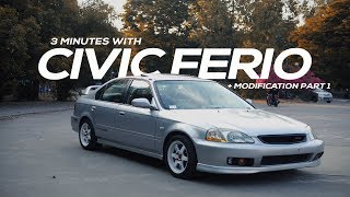 REVIEW CIVIC FERIO Plus MODIFIKASI JDM  Part 1 CARVLOG FERIO [upl. by Woodberry207]