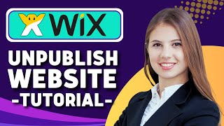 How to Unpublish Your Website on Wix wix website tutorial [upl. by Ahern]