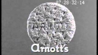 Arnotts Biscuits 1962 TV commercial [upl. by Eliot]