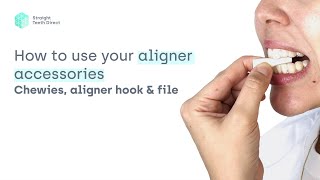 Aligner removal tool chewies and file  How to use them [upl. by Lak484]