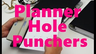 Planner Hole Punchers Tips amp Overview  Levenger amp 6Holes Open Paper Punch A5 Personal Pocket [upl. by Ahseele]