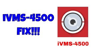 How To Fix IVMS4500 Not Working 2022 [upl. by Rustice943]