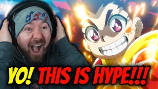 FIRST TIME REACTING TO BEYBLADE ENGLISH INTROS OG Metal Burst  SHOULD I START THIS [upl. by Weiman]