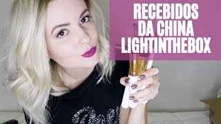 Recebidos da China  Lightinthebox [upl. by Arni]