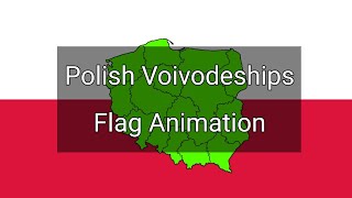 Polish Voivodeships Flag Animation [upl. by Sacram459]