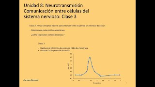 Unidad 8 2024 Neurotransmisión clase 3 [upl. by Tsyhtema388]