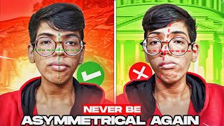 How to fix Asymmetrical  Uneven Face Naturally HINDI [upl. by Gaut380]