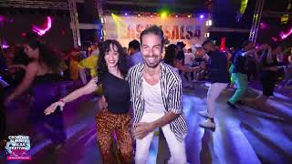 Anichi Perez amp Cristina Nas  salsa social dancing  CSSF Rovinj [upl. by Eseela]