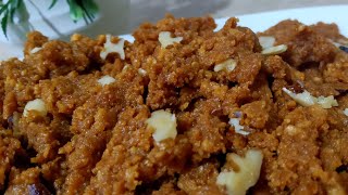 Walnut Halwa Recipe by Cooking With Abeera Rani [upl. by Yelad733]