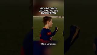 ENTREVISTA DE GAVI EN LA MASIA 🤣😂 HISTÓRICO fcbarcelona viralfutbol gavi laliga [upl. by Joappa949]