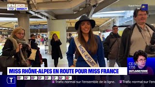 Miss RhôneAlpes en route pour Miss France [upl. by Nayr]