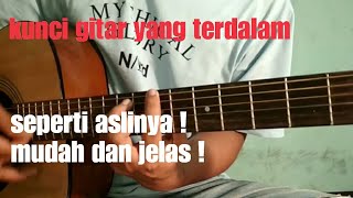 Kunci gitar yang terdalam Peterpan akustik versi asli [upl. by Attenrad]