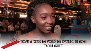 Thomas amp Friends Big World Big Adventures The Movie – Premiere interviews  Yvonne Grundy [upl. by Anecuza]