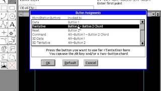 11 MicroStation v5 3D Basics Button Assignments Tentative Button Delta Value Icon [upl. by Eeral]