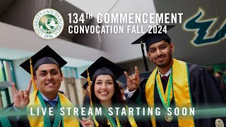 USF Fall 2024 Commencement Ceremony  Friday 9AM [upl. by Dhaf834]