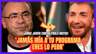 quotERES LO PEOR JAMÁS IRE A TU PROGRAMAquot Jorge Javier EXPLOTA CONTRA Pablo Motos por su ATAQUE [upl. by Aztin]