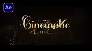 Cinematic Trailer Title Animation in After Effects  After Effects Tutorial  100 free Plugin [upl. by Namzaj]