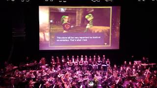 Legend of Zelda Symphony of the Goddesses Lost woods  Ocarina of Time London 23513 [upl. by Enailuj15]