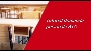 Tutorial domanda personale ATA [upl. by Atnuahs214]