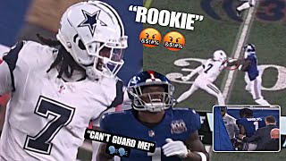 Malik Nabers INJURED in Intense Matchup with Trevon Diggs  Cowboys vs Giants [upl. by Rask]