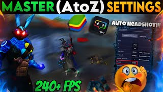 Master These All PAID SECRET Settings For BlueStacks 5 Free Fire PC  BlueStacks 5  MSI 5 [upl. by Adanama]