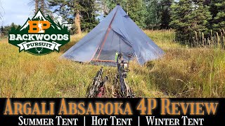 Argali Absaroka 4p Review  Backcountry Tents for Hunting [upl. by Yasmar]