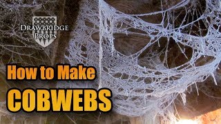 How to make a DIY cobweb Webshooter gun to make realistic spider webs [upl. by Eissel]