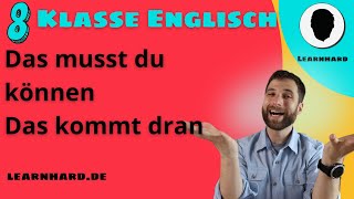 8 Klasse Englisch Das musst du können  Wiederholung Das wirst du lernen [upl. by Aenet571]