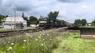 NS 11R Passes Delanson NY in Real Life [upl. by Ijneb248]