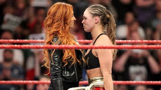 WWE Full Match  Ronda Rousey Vs Becky Lynch  Monday Night RAW Full Match [upl. by Emmit264]