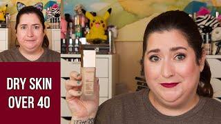 CLARINS EVERLASTING FOUNDATION  Dry Skin Review amp Wear Test [upl. by Elleirbag394]