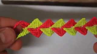 tutorial pulsera punto escama [upl. by Hasty]