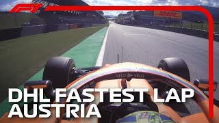 Lando Norris Claims First Ever Fastest Lap  2020 Austrian Grand Prix  DHL [upl. by Ogirdor]