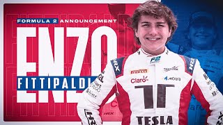 F2 ANNOUNCEMENT  ENZO FITTIPALDI [upl. by Zaneta167]