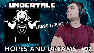 BEST UNDERTALE THEME Gamer and Pianist Reacts to HOPES AND DREAMS from Undertale OST [upl. by Ader]