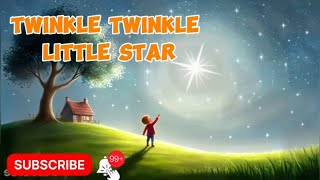 Twinkle Twinkle Little Star Song Lyrics  Kids Song amp Nursery Rhymes [upl. by Eimrots]