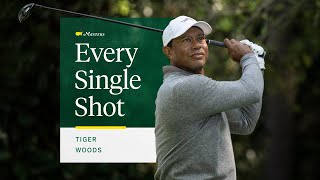 Tiger Woods Second Round  Every Single Shot  The Masters [upl. by Reuben]