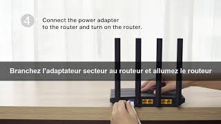 Tutoriel Installation routeur WiFi TPLink Archer C80 [upl. by Lapides981]