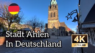 Stadt Ahlen in Deutschland Tour die Innenstadt in Ahlen 4k [upl. by Nangatrad]