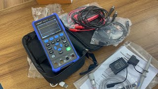 Unboxing oscilloscope multimeter signal generator  Owon HDS272S [upl. by Hanas]