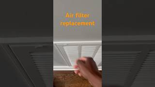 Home Air Filter Replacement airfilter cleanair 2024 [upl. by Sebbie]