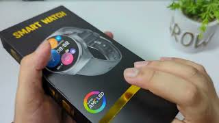 MT26 Amoled Display Smartwatch Unboxing English [upl. by Josler137]