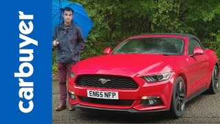 Ford Mustang Convertible indepth review  Carbuyer [upl. by Kcir400]