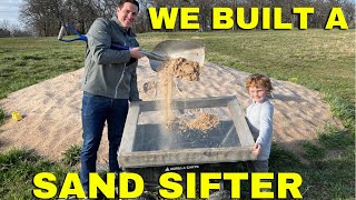 DIY SAND SIFTER  but DONT MAKE OUR MISTAKE [upl. by Evante]