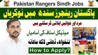 Pakistan Rangers Sindh Jobs  How to Apply  Medical Staff Jobs  Doctors ki Nokri [upl. by Colley]