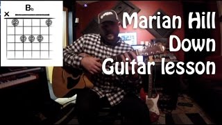 Marian Hill – Down guitar lesson [upl. by Morgun]