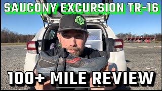 Saucony Excursion Trail Running Shoe 100 Mile Review [upl. by Sedaiuqlem213]