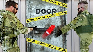 Unbreakable Door vs an Actual SWAT Team  Challenge [upl. by Ydroj]